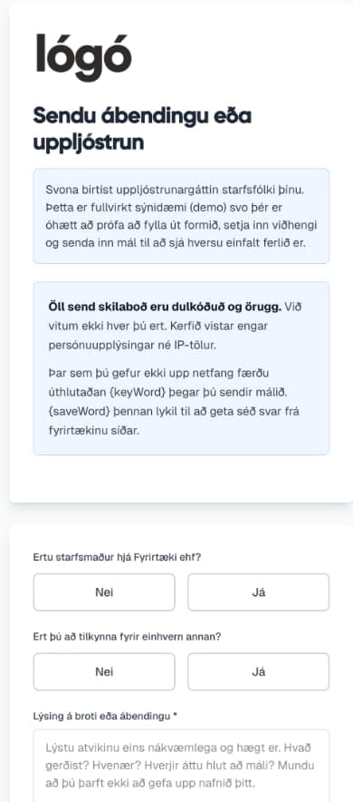 Netbox mobile skjáskot